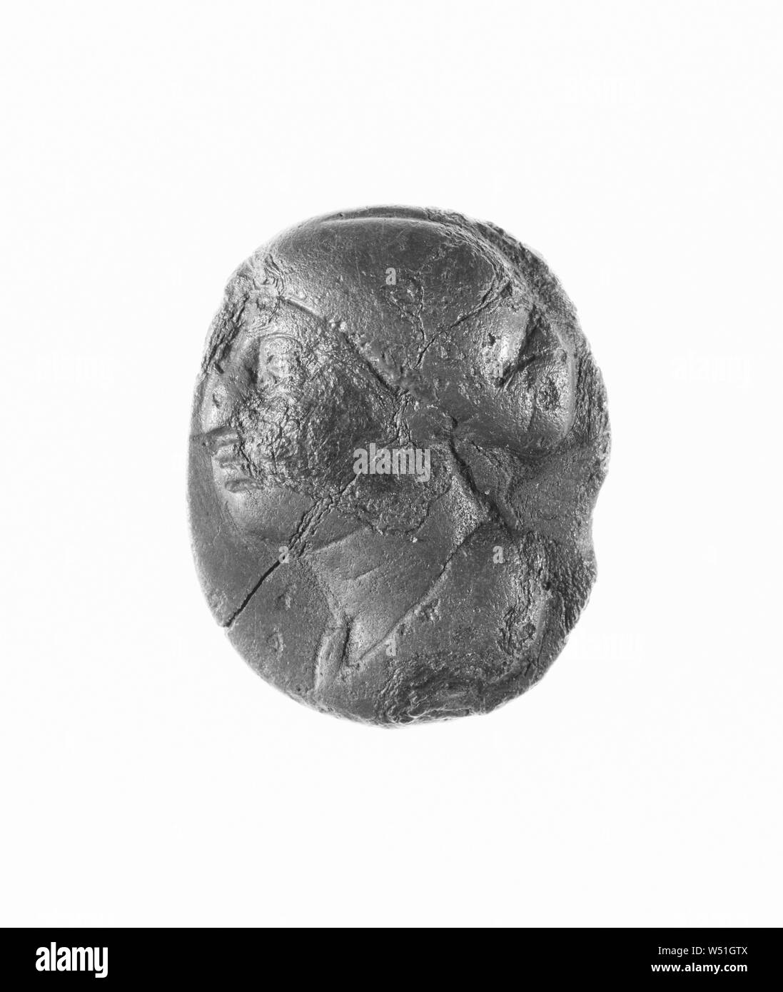 Anello frammentarie, Sconosciuto, 3rd-II secolo A.C., bronzo, 2,1 × 1,7 × 0,5 cm (13/16 x 11/16 x 3/16 in Foto Stock