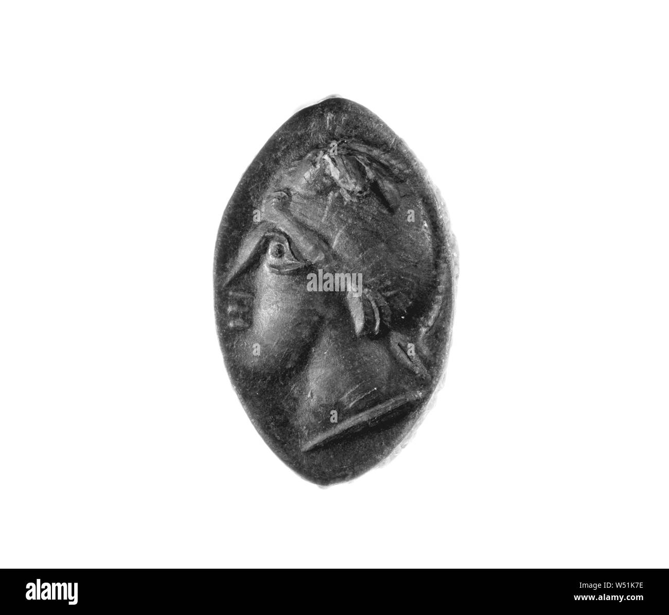 Anello, sconosciuto, del IV secolo A.C., bronzo, 2 × 1,3 cm (13/16 × 1/2 in Foto Stock