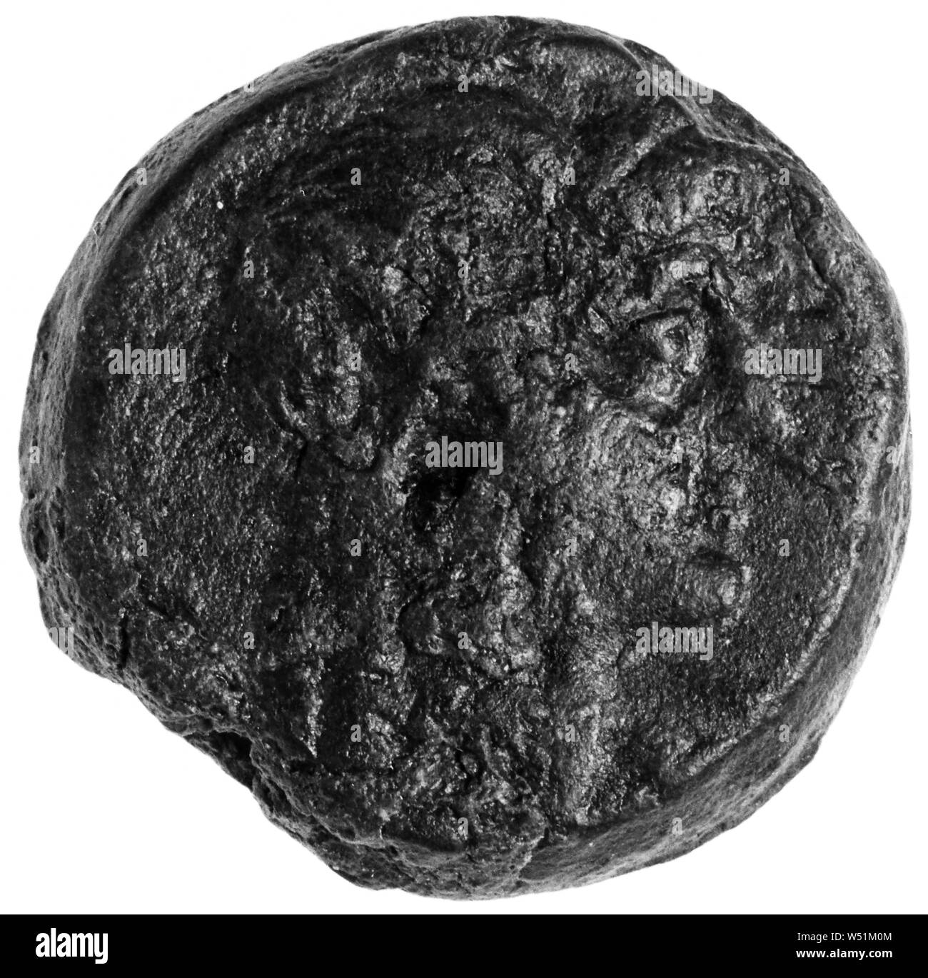 Coin, sconosciuto, Egitto, secolo a.c., bronzo, 0.0154 kg (0,034 lb Foto Stock