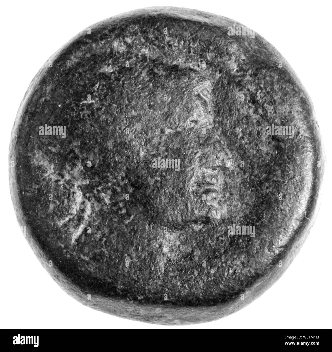 Coin, sconosciuto, Egitto, secolo a.c., bronzo, 0.0169 kg (0.0373 lb Foto Stock