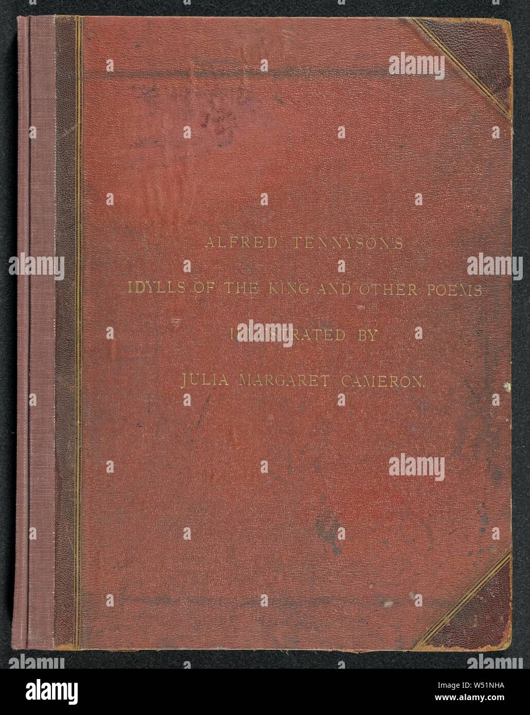 Illustrazioni di Tennyson's Idilli del re e altre poesie., Julia Margaret Cameron (British, nato in India, 1815 - 1879), Londra, Inghilterra, 1875, albume silver stampa, chiuso: 44,8 × 35,1 × 2,5 cm (17 5/8 × 13 13/16 × 1 in Foto Stock