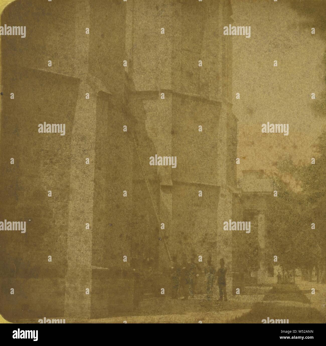 Creazione di librerie, West Point, N.Y., Langenheim, Loud & Company Langenheim Bros. & G.W. Loud, circa 1858, colorati a mano albume silver stampa Foto Stock