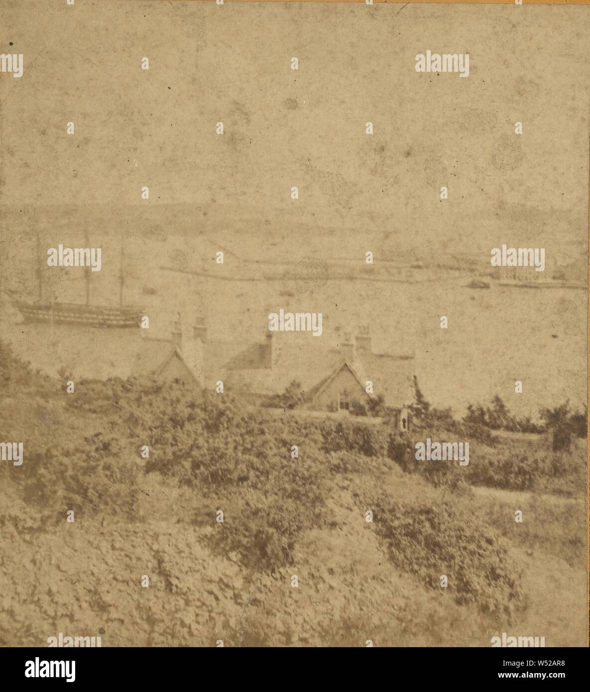 La Grotta di sughero, da Spy Hill. Irlanda, William M. Lawrence (Irlandese, 1840 - 1932), 1870s, albume silver stampa Foto Stock