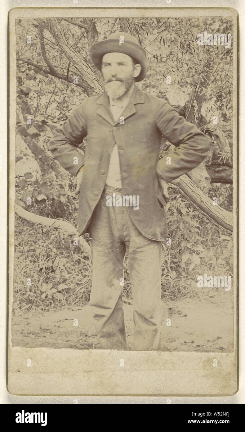 Cugino Frank Taylor, Milboro, Virginia, J.M. Hill (American, attivo Bridgewater, Virginia 1860s), circa 1890, gelatina silver stampa Foto Stock