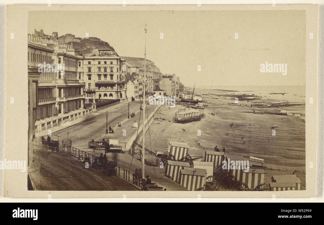 St. Leonards Inghilterra, F.S. Mann (British, attivo Hastings, Inghilterra 1860 - 1870S), 17 aprile 1866, albume silver stampa Foto Stock