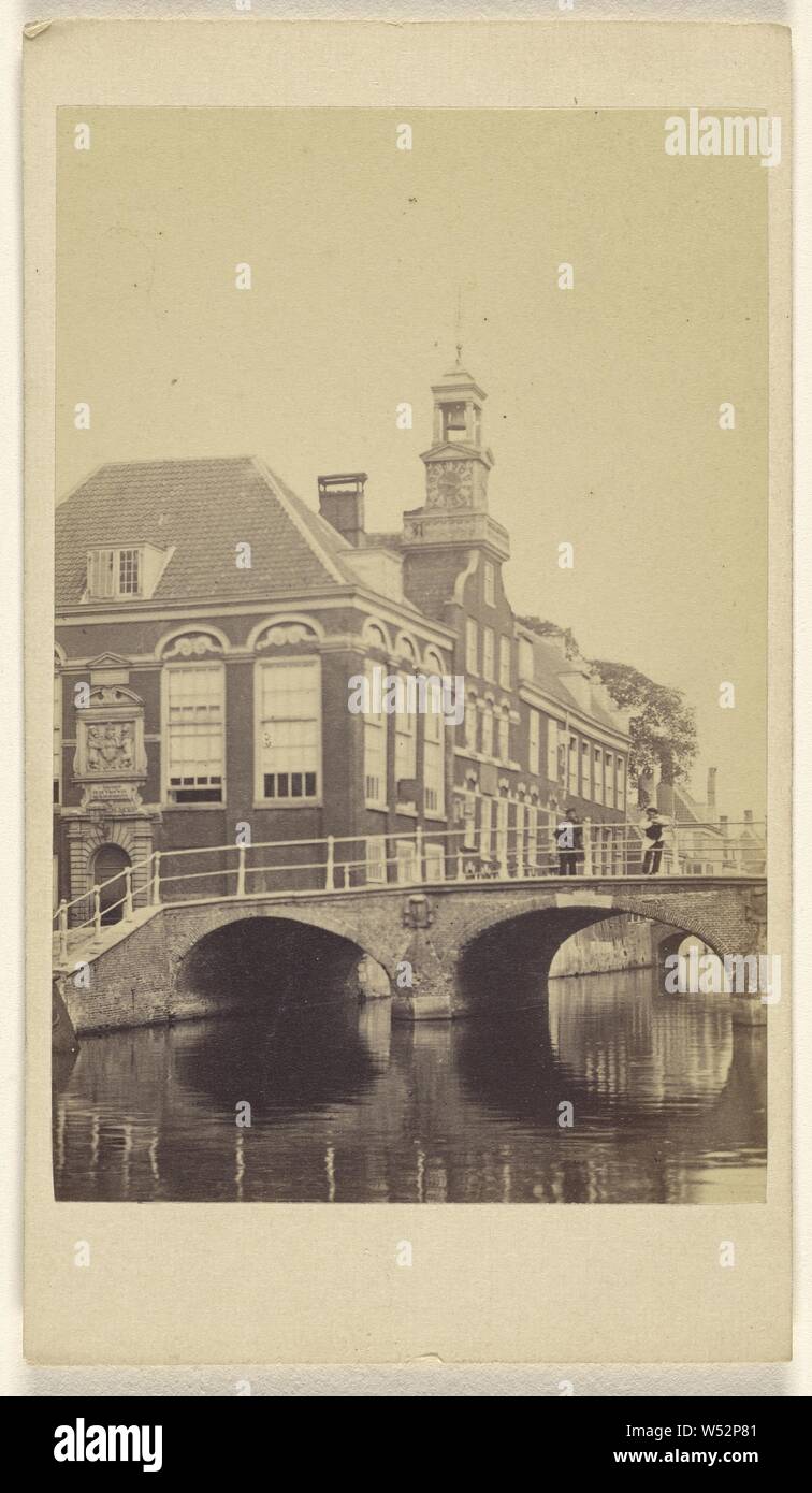 Alms House. Orphan asilo. Aia. 11 giugno., A. Jager (danese, attivo, Amsterdam Paesi Bassi 1860 - 1870S), 1865-1875, albume silver stampa Foto Stock