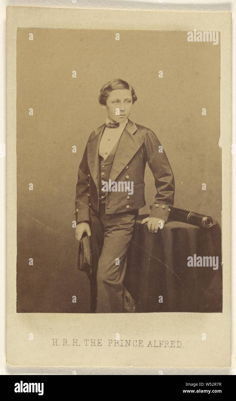 S.a.r. Il Prince Alfred., John Jabets Edwin Mayall (inglese, 1813 - 1901), 1862-1864, albume silver stampa Foto Stock