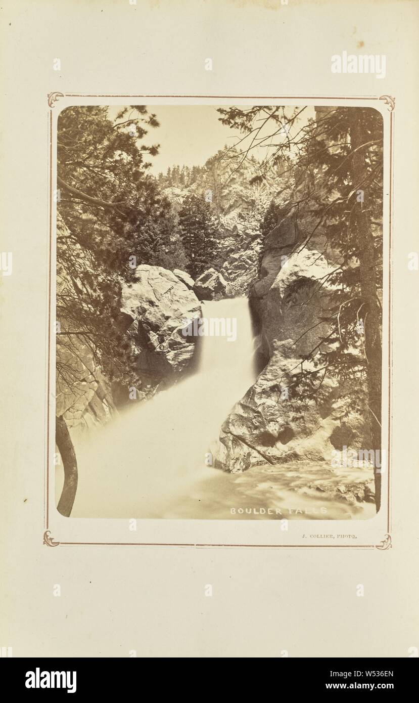 Boulder cade, Giuseppe Collier (American, nata in Scozia, 1836 - 1910), Colorado, Boulder County, Stati Uniti, 1874, albume silver stampa, 11,4 × 9 cm (4 1/2 × 3 9/16 in Foto Stock Boulder cade, Giuseppe Collier (American, nata in Scozia, 1836 - 1910), Colorado, Boulder County, Stati Uniti, 1874, albume silver stampa, 11,4 × 9 cm (4 1/2 × 3 9/16 in Foto Stock