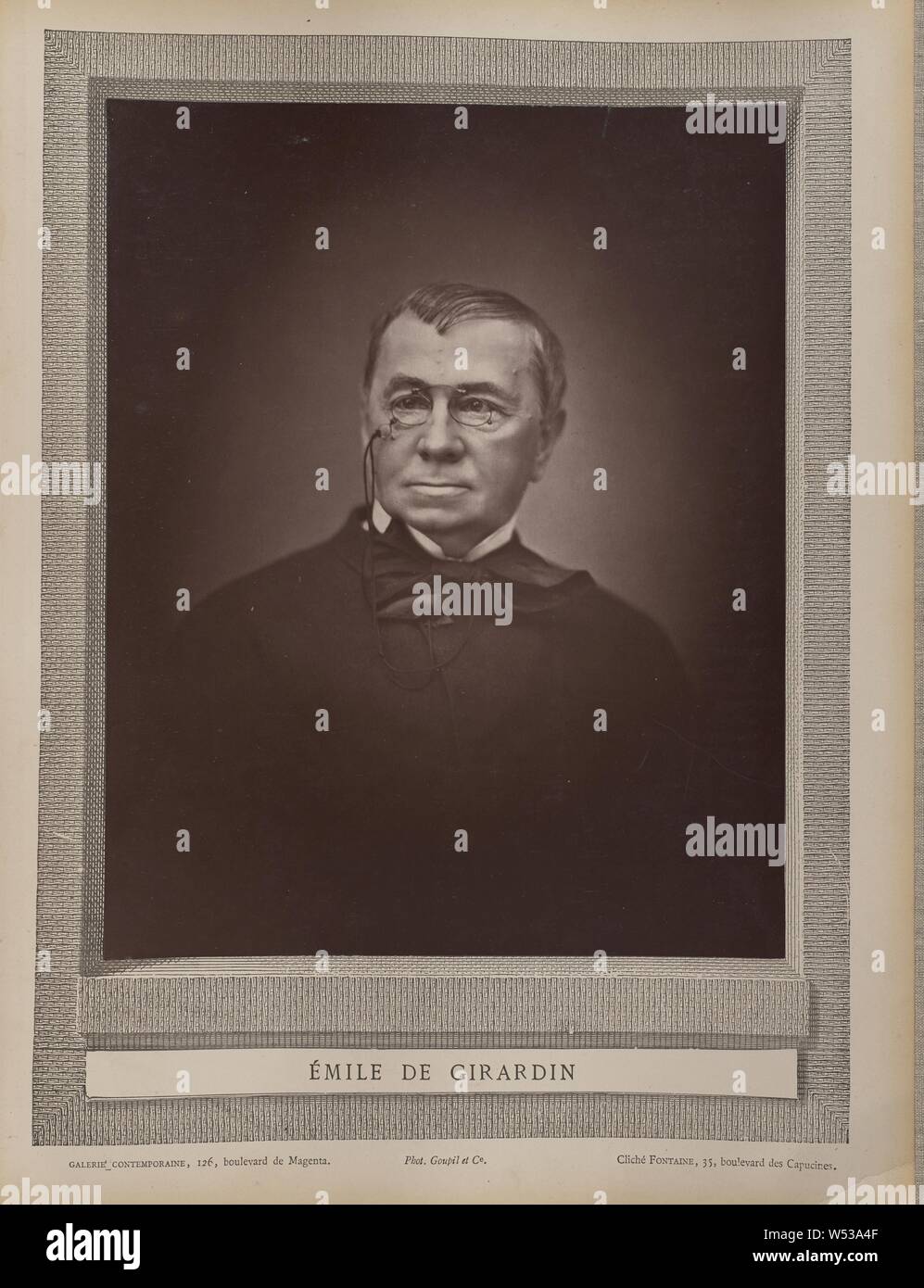 ÉMILE DE GIRARDIN, circa 1876-1882 Foto Stock