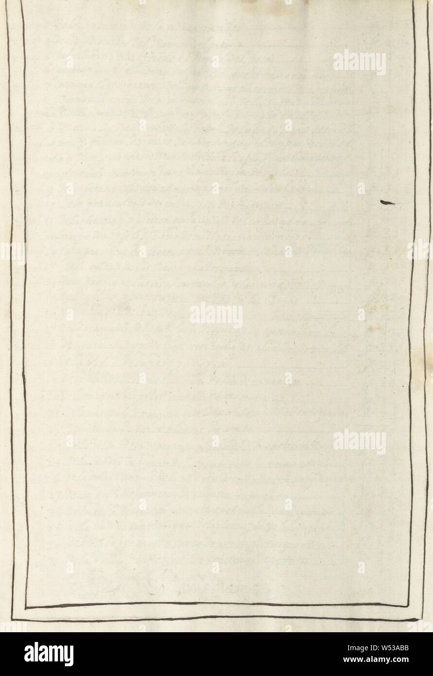 Vuoto pagina tracciate, sconosciuto, La Plata, Bolivia, completata nel 1616, Leaf: 28,9 x 20 cm (11 3/8 x 7 7/8 in Foto Stock
