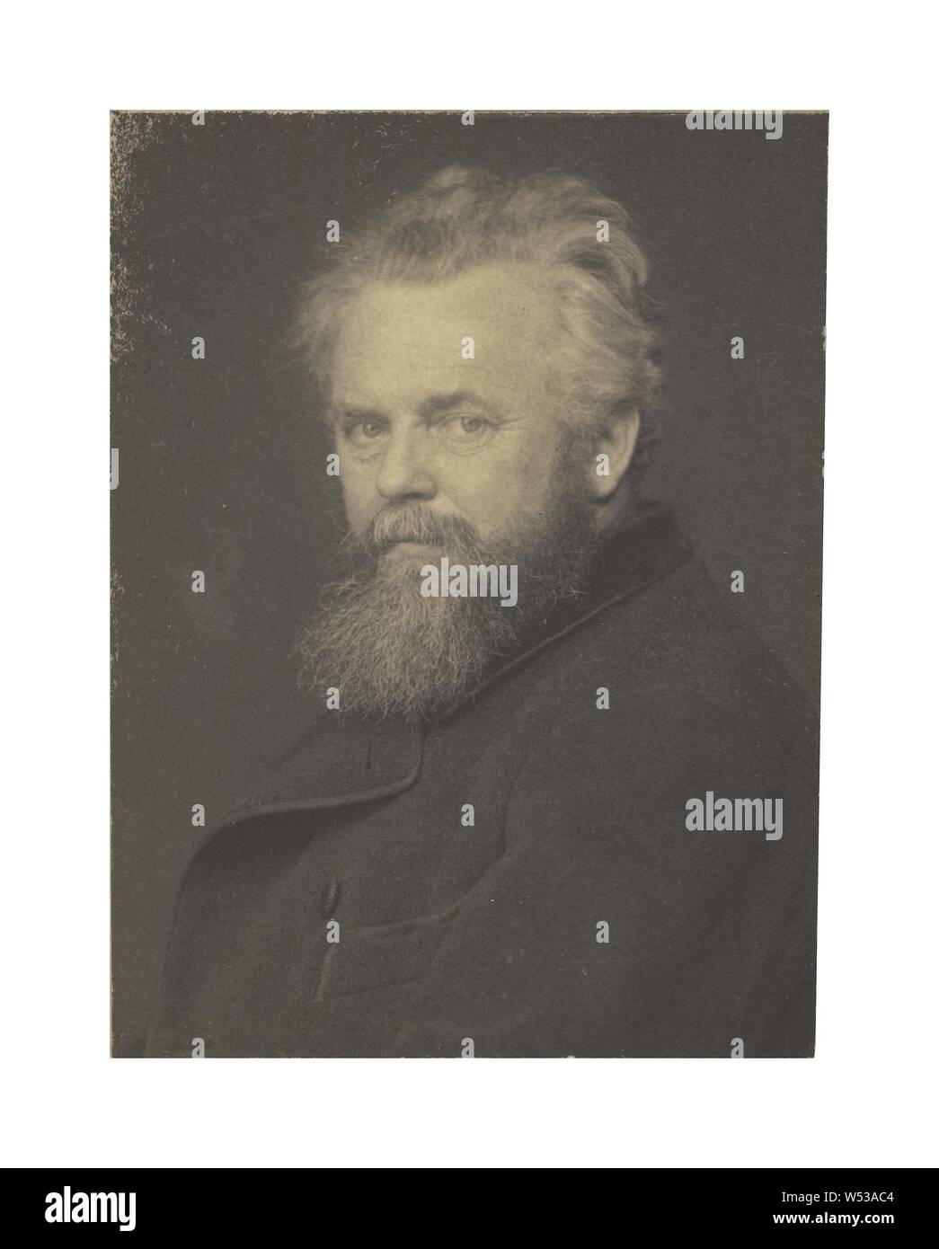 Il Professor Vogel, Alfred Stieglitz (American, 1864 - 1946), 1886, Platinum print, 12,2 × 9 cm (4 13/16 × 3 9/16 in Foto Stock