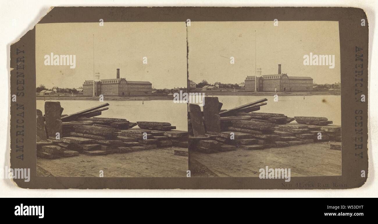 New Haven Rail Road, Whitney, Beckwith & Paradise (American, 1865 - 1871), circa 1870, albume silver stampa Foto Stock