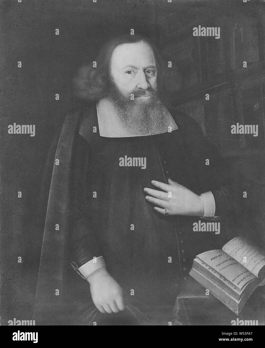 Johannes Tersérus, JohannesTerserus, 1605-78, pittura, olio su tela, altezza 99 cm (38,9 pollici), Larghezza 81 cm (31,8 pollici) Foto Stock