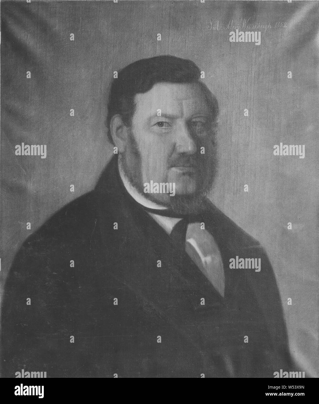 Alexis Wetterbergh, Wilhelm von Braun, Vilhelm von Braun, 1813-1860, pittura, 1852, Olio, altezza 69 cm (27,1 pollici), larghezza di 58 cm (22,8 pollici) Foto Stock