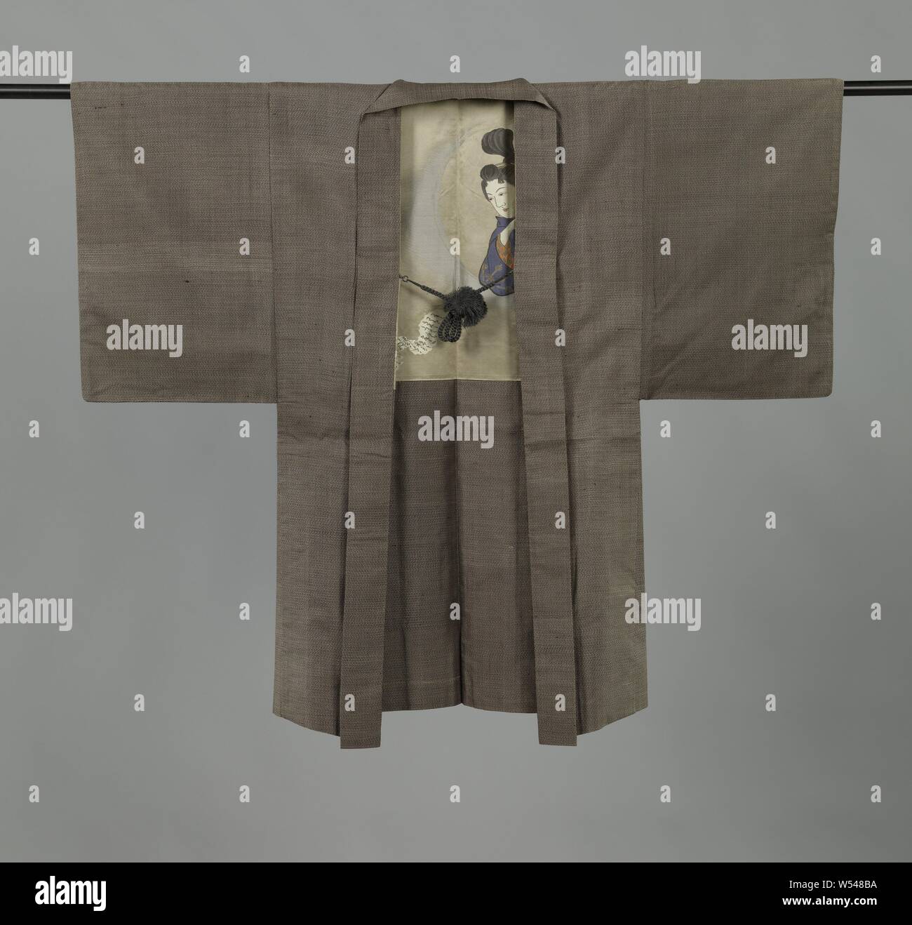 Gli uomini haori con la cortigiana Kaoru e la lettera, Haori ...
