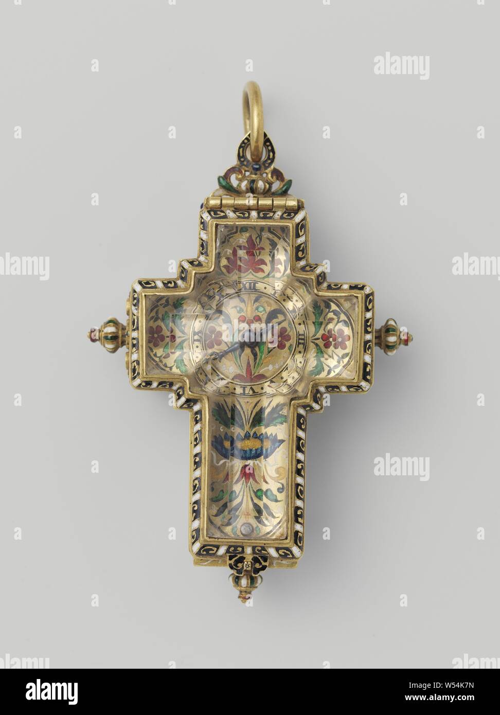 Orologio a forma di croce, guardare in cristallo di rocca e oro, a forma di  croce latina., Robert Dieu, Parigi, c. 1600, oro (metallo), l'8,5 cm Foto  stock - Alamy