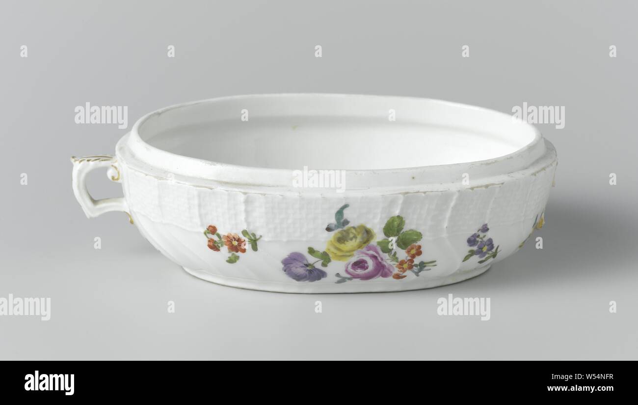 PORTAVASO ROTONDO onde SLIM 3d FIORI VASO Scanalato Set 4 colori 3 dimensioni inserto