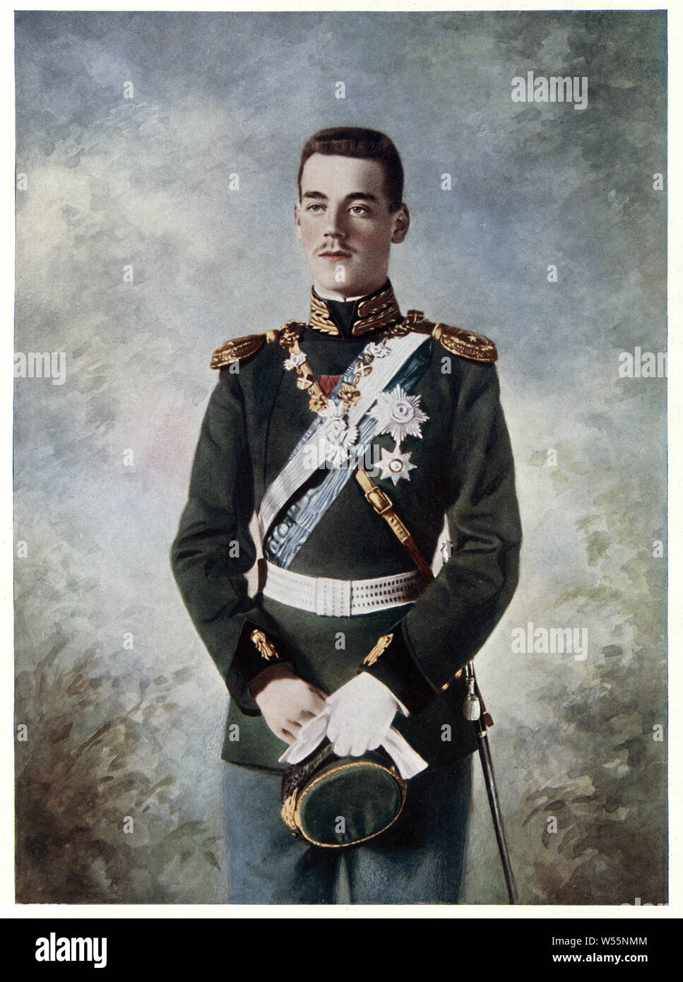 Il Granduca Michael Alexandrovich di Russia il figlio più giovane e quinto figlio dell'Imperatore Alessandro III di Russia e il fratello più giovane di Nicholas II. Foto Stock