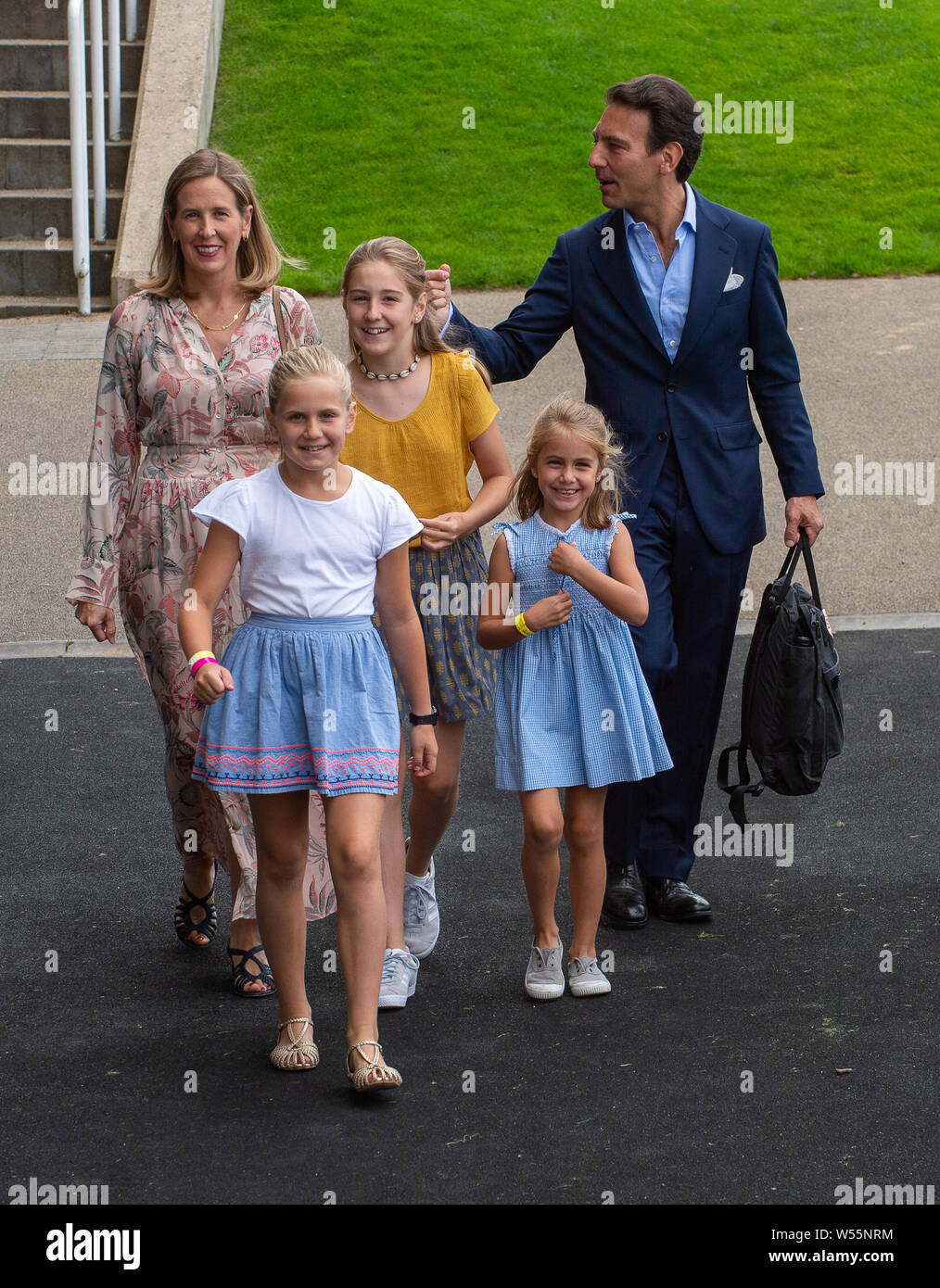 Ascot Racecourse, Ascot, Regno Unito. 26 Luglio, 2019. Una grande giornata con la famiglia al QIPCO King George Weekend a Ascot Racecourse. Credito: Maureen McLean/Alamy Live News Foto Stock