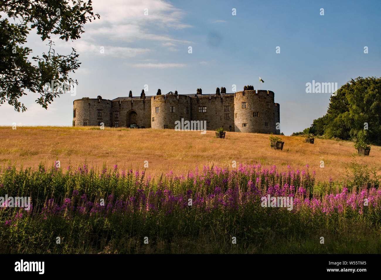 Chirk Castle. Foto Stock