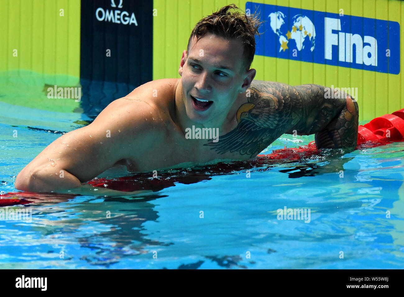 DRESSEL Caeleb USA Stati Uniti Uomini 50m Freestyle Gwangju Corea del Sud 26/07/2019 xviii nuoto FINA World Aquatics Championships Nambu University Foto Stock