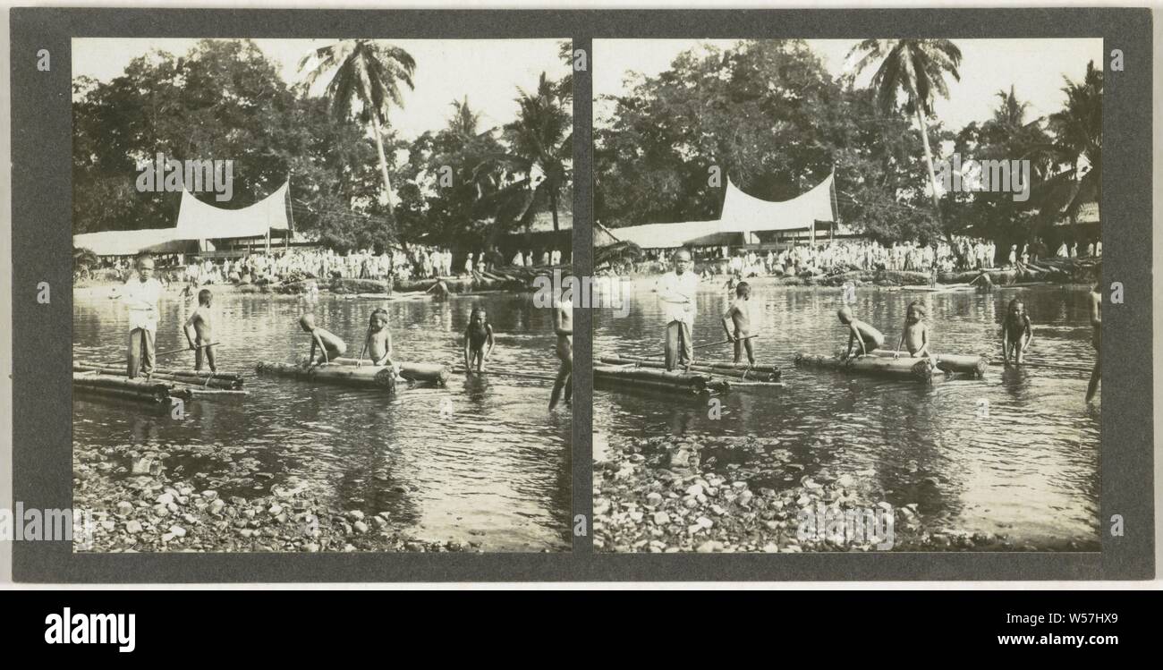 S. West Coast, attraversando ajer Hadji [il nostro, anonimo, 1900 - 1940 Foto Stock