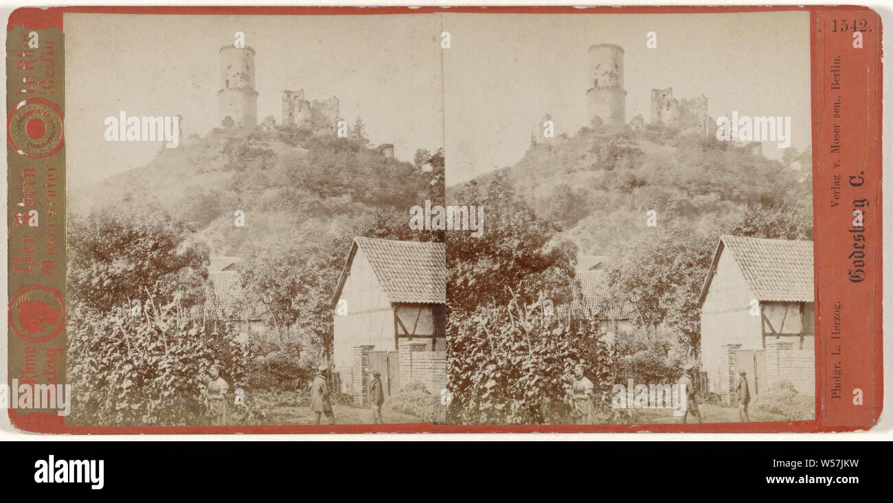 Godesberg C., L. Herzog & V. Moser Senior, 1860 - 1880 Foto Stock