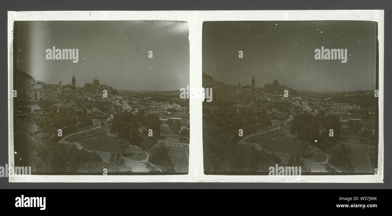 Città contro la montagna, anonimo, 1900 - 1985 Foto Stock