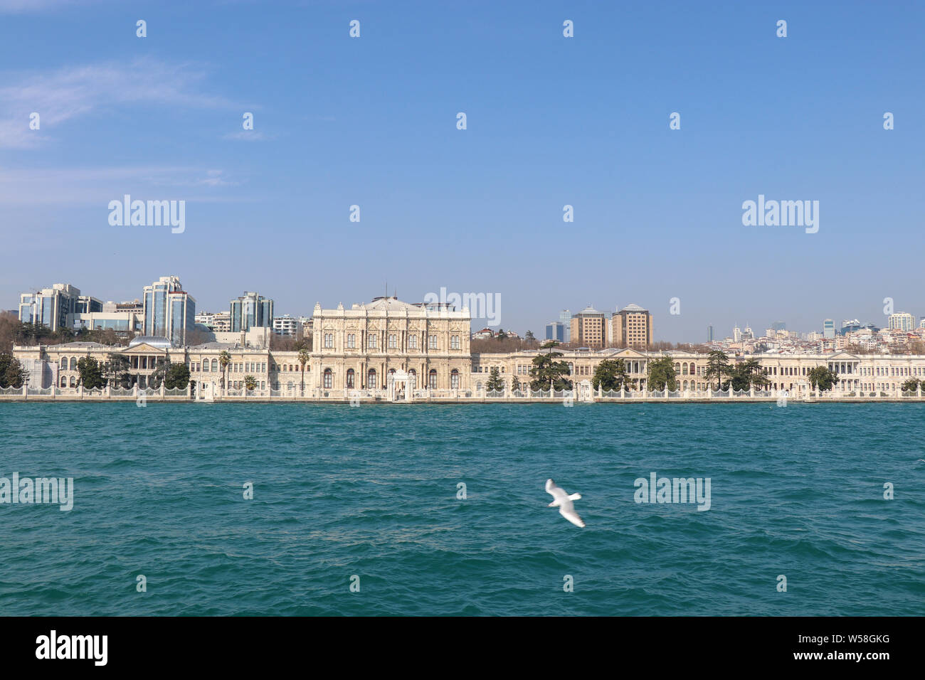 Dolmabahçe Sarayı, Istanbul, Turchia Foto Stock