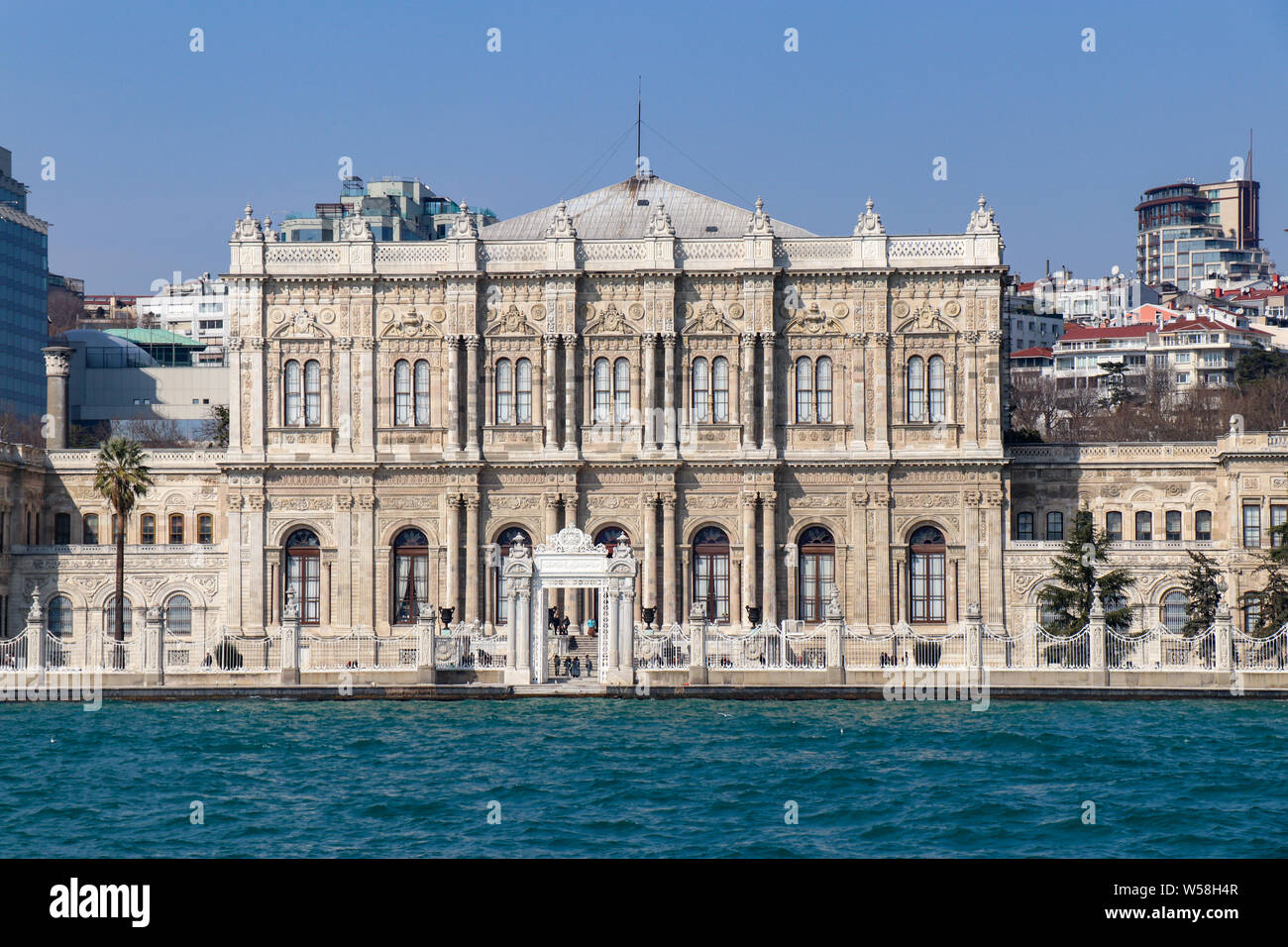 Palazzo Dolmabahçe, Istanbul, Turchia Foto Stock