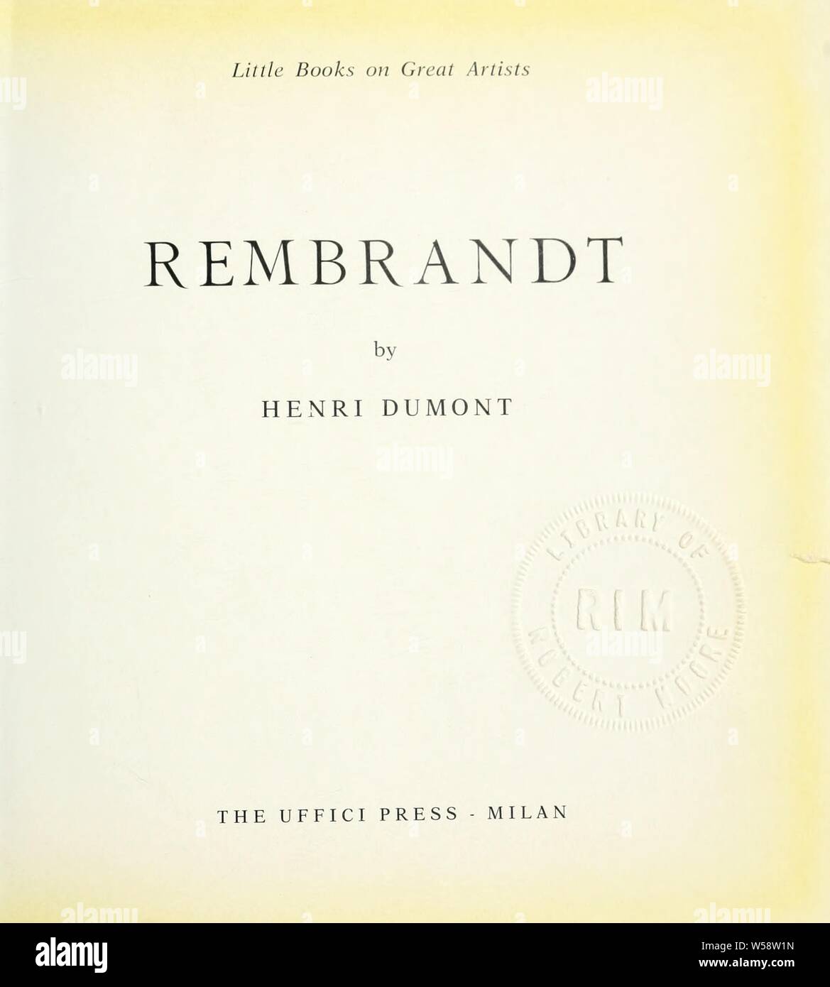 Rembrandt : Harmenszoon Rembrandt van Rijn, 1606-1669 Foto Stock