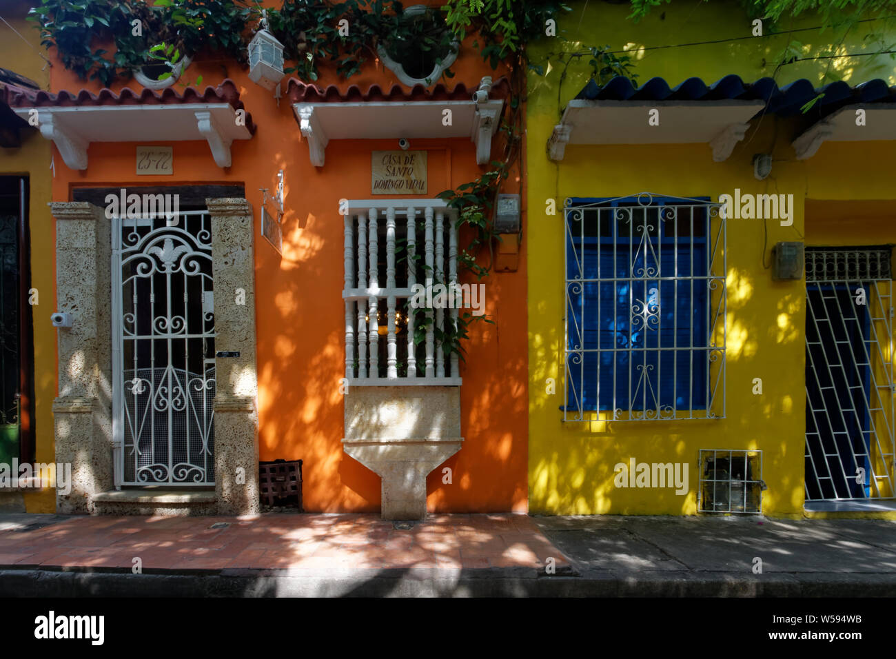 Getsemani quartiere di Cartagena de Indias in Colombia Foto Stock