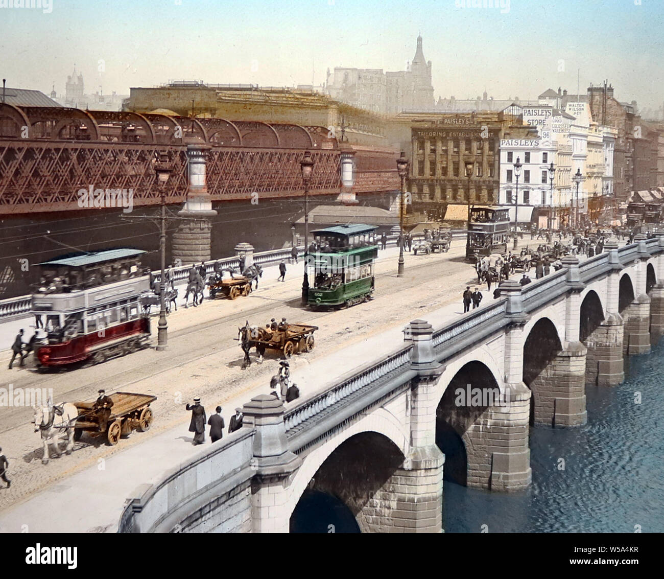 Giamaica Bridge, Glasgow, Scozia Foto Stock