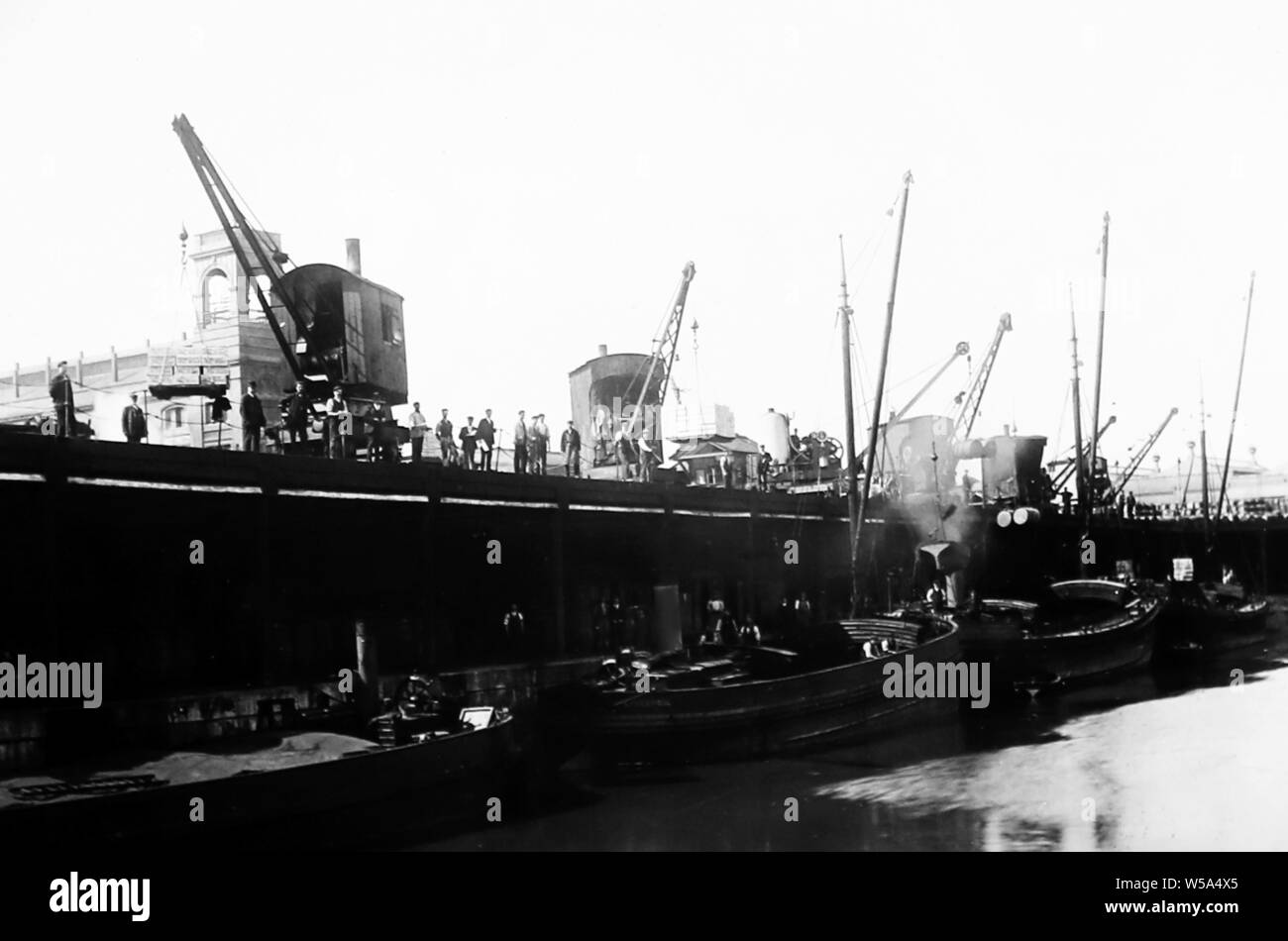 Chiatte laden con sapone, Port Sunlight, Wirral Foto Stock