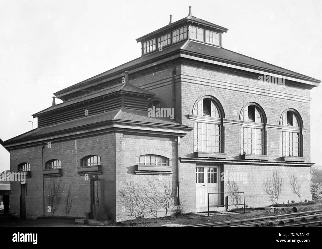 Stazione di pompaggio, Port Sunlight, Wirral Foto Stock