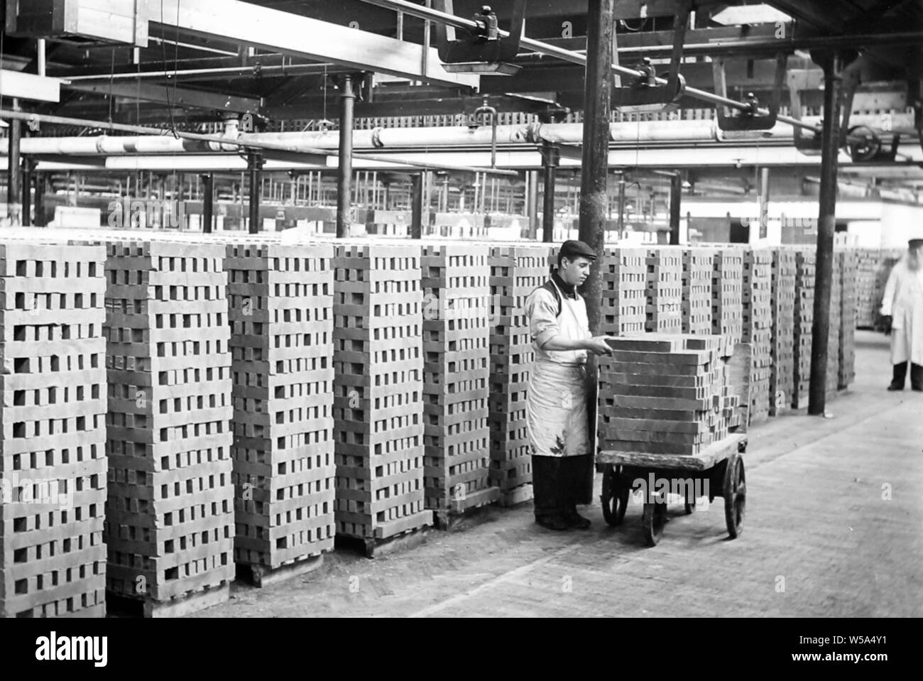 Sapone impilati a secco, Port Sunlight, Wirral Foto Stock