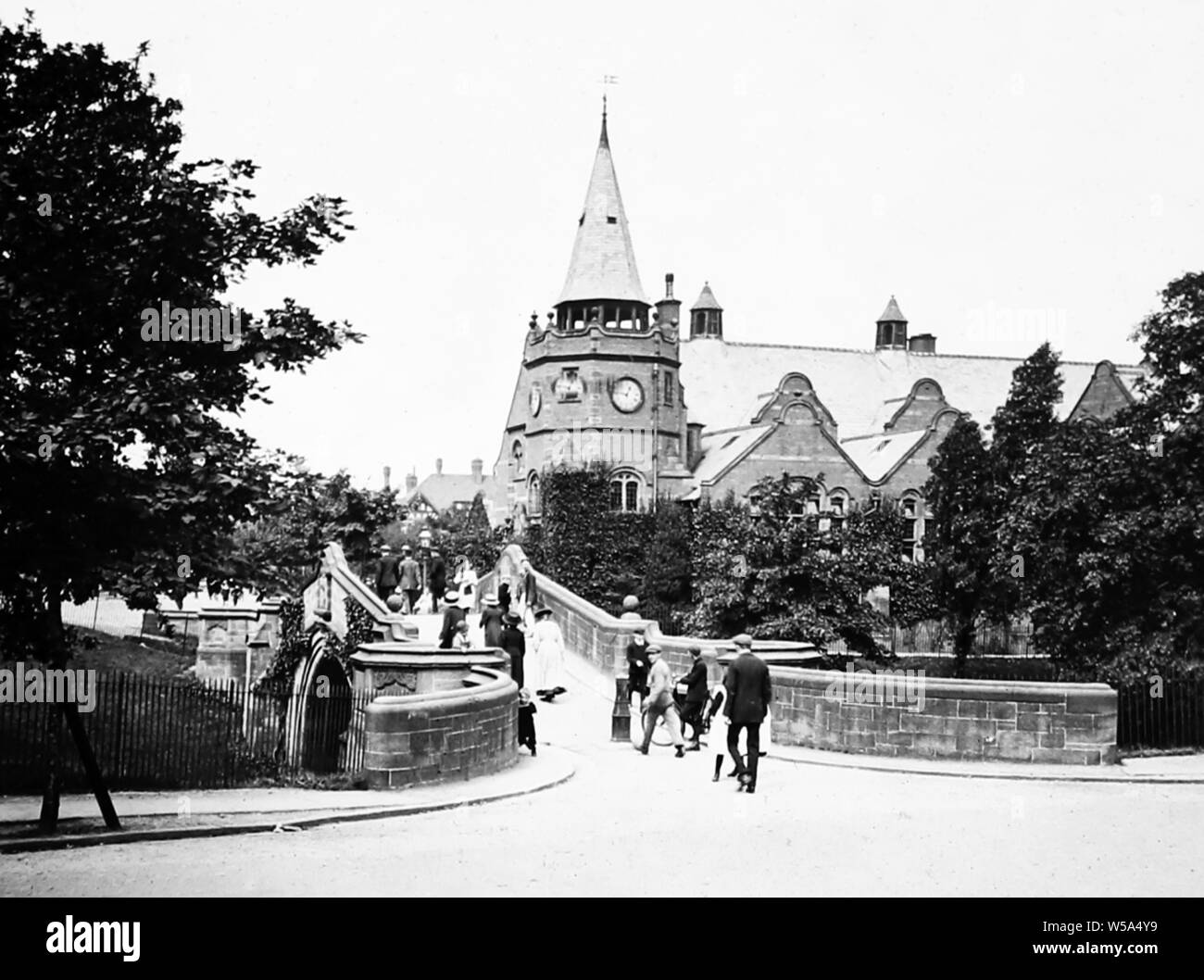 Scuola di Ponte, Port Sunlight, Wirral Foto Stock