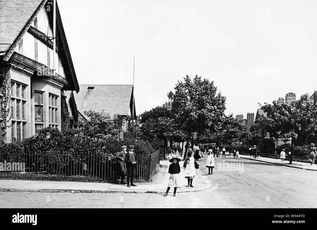 Bolton Road, Port Sunlight, Wirral Foto Stock