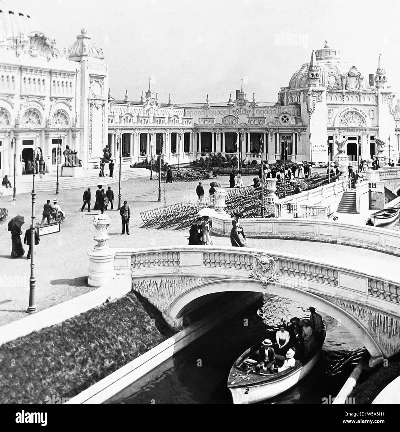 Arte Palace, Franco British Città Bianca mostra a Londra nel 1908 Foto Stock