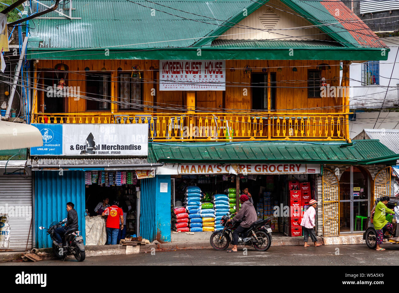 Il Koreen Guest House, Banaue, Luzon, Filippine Foto Stock
