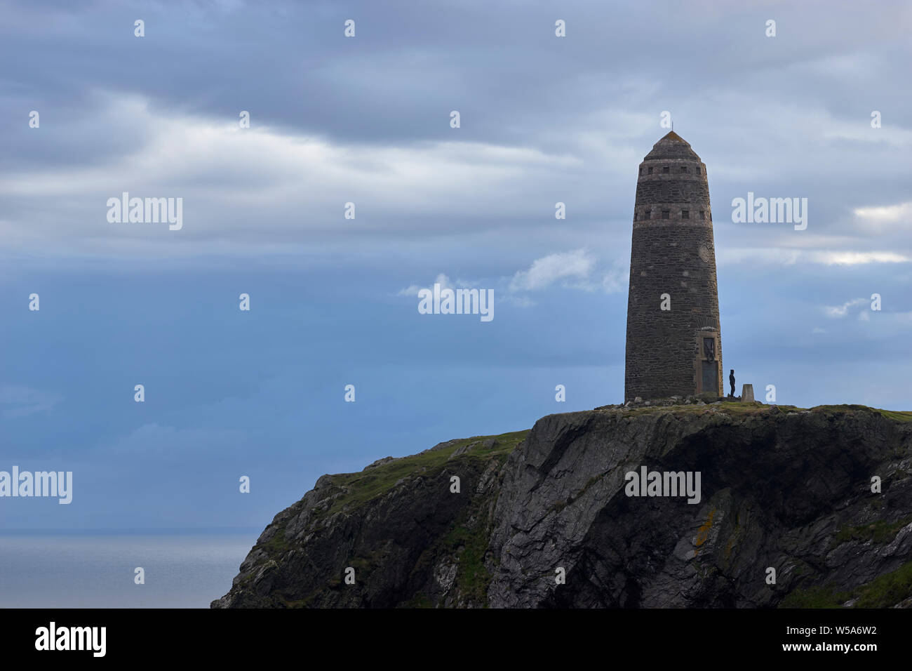 Il monumento americano su Mull of Oa, Isle of Islay, Argyll, Scozia Foto Stock