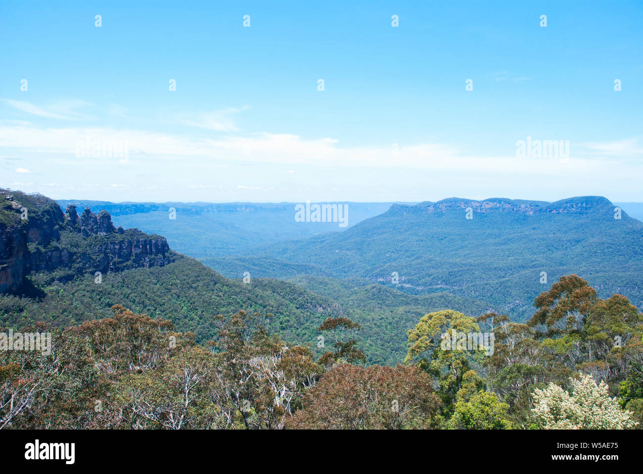 Famose Blue Mountains, NSW Australia Foto Stock