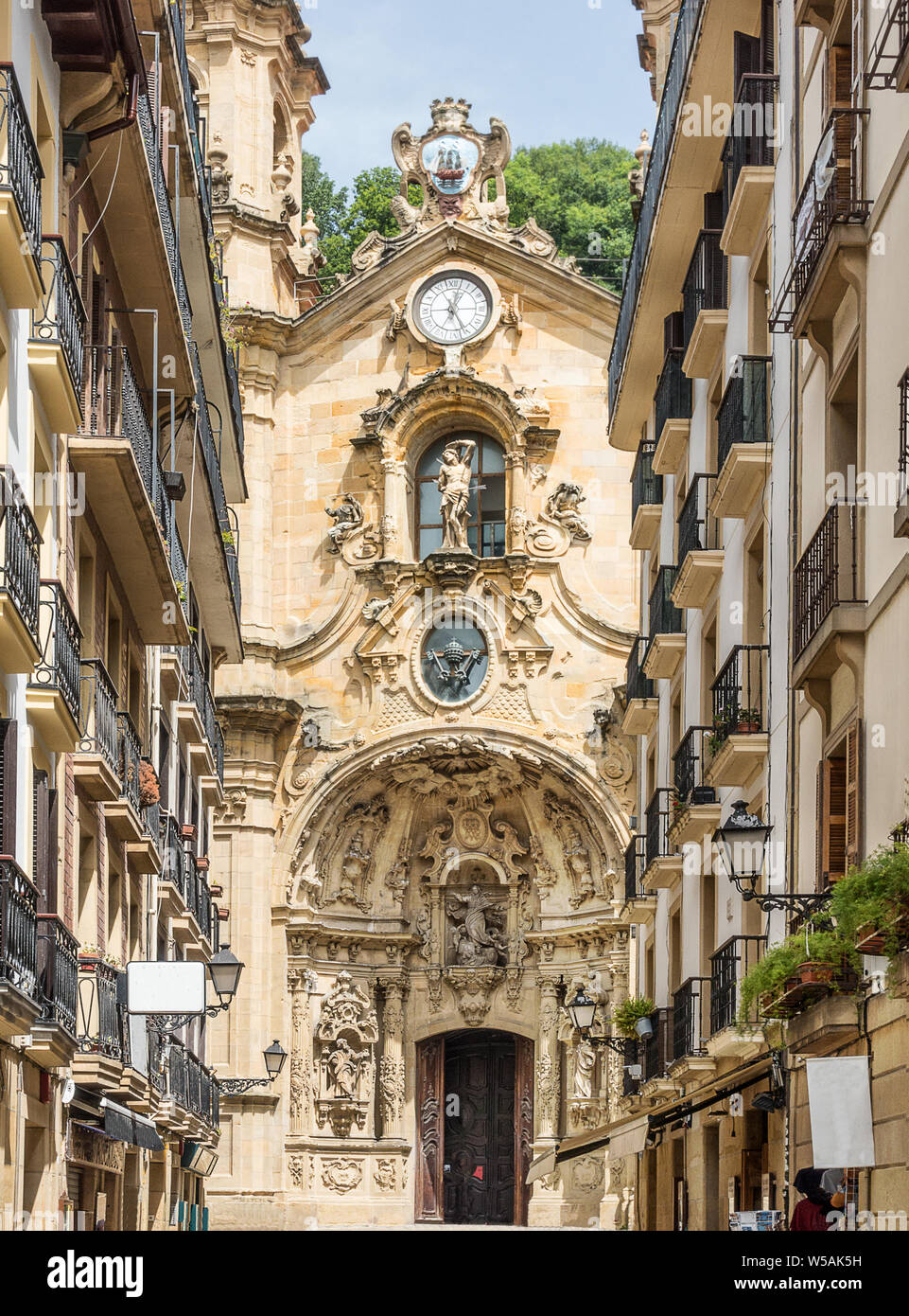 Chiesa di Santa Maria in San Sebastian Foto Stock