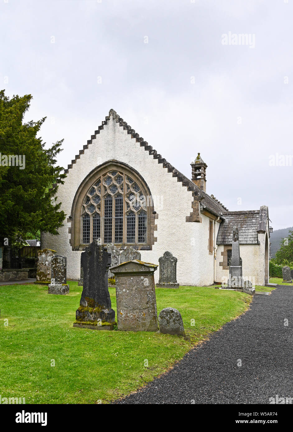 La Chiesa Parrocchiale, Fortingall, Gern Lyon, Perth and Kinross, Scotland, Regno Unito, Europa. Foto Stock