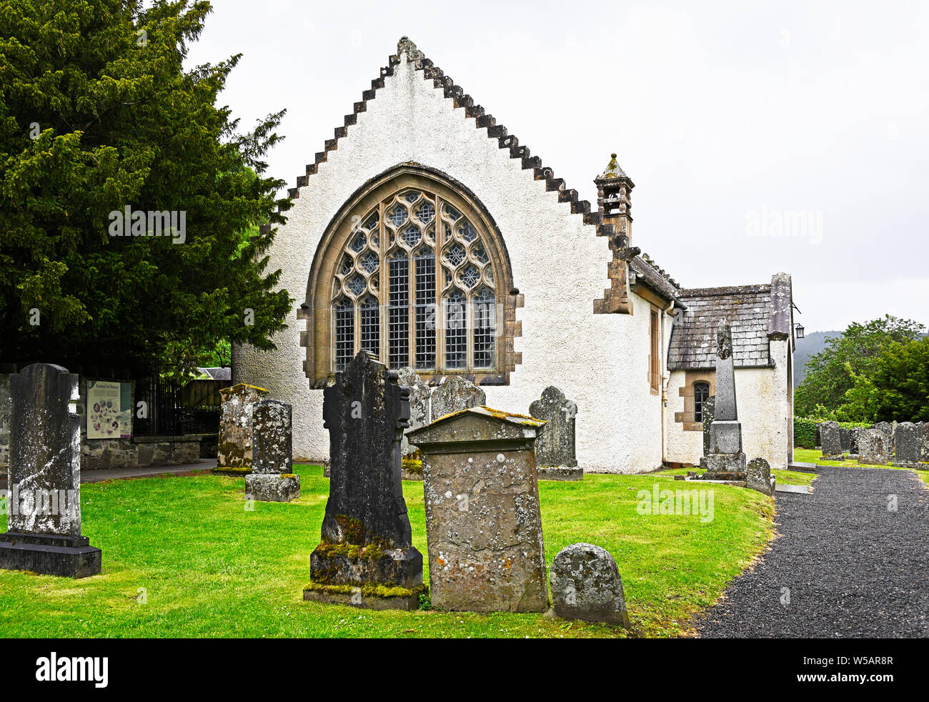 La Chiesa Parrocchiale, Fortingall, Gern Lyon, Perth and Kinross, Scotland, Regno Unito, Europa. Foto Stock
