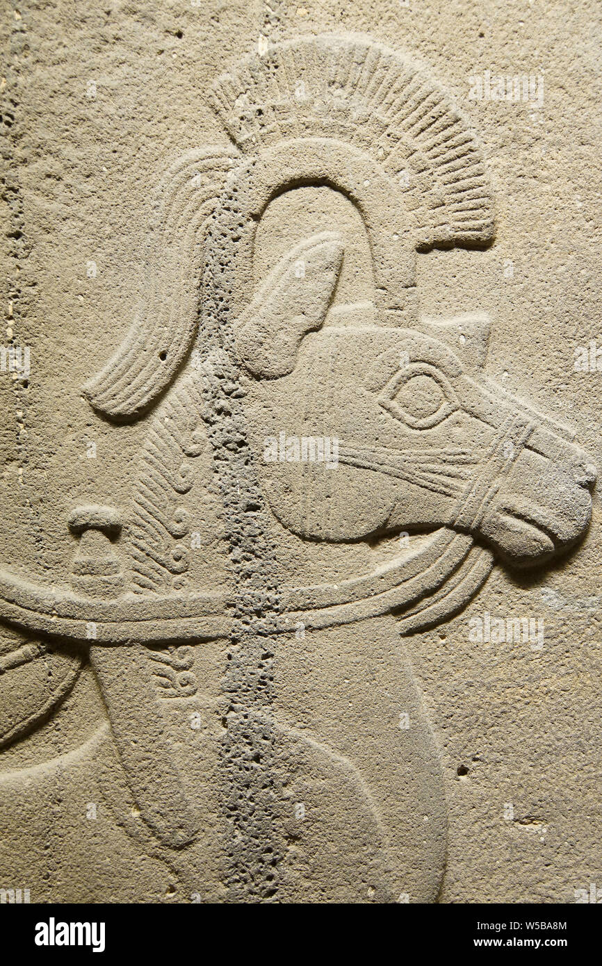 ANKARA, Turchia - 21 Maggio 2014 - Carro a cavallo. Stele Orthostat da Kargama circa 800 a.e.v., Ankara, Turchia Foto Stock