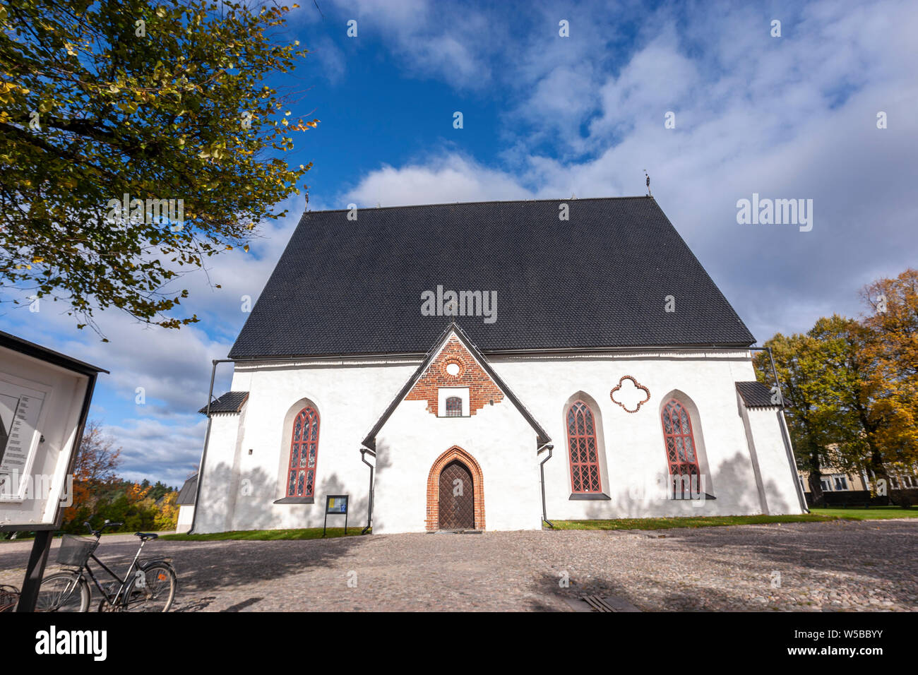 Porvoo cattedrale cittadina medievale di Porvoo, Uusimaa, Finlandia Foto Stock