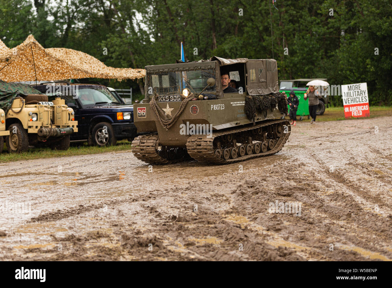 Guerra e Pace Revival 2019, Paddock Wood Hop Farm. Foto Stock