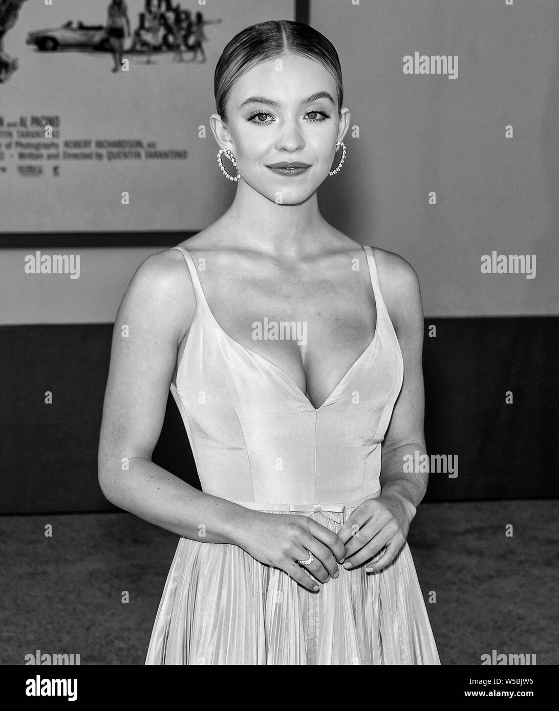 Los Angeles, CA - Luglio 22, 2019: Sydney Sweeney assiste il Los Angeles Premiere di " una volta a Hollywood" tenutasi presso la TCL Teatro Cinese Foto Stock