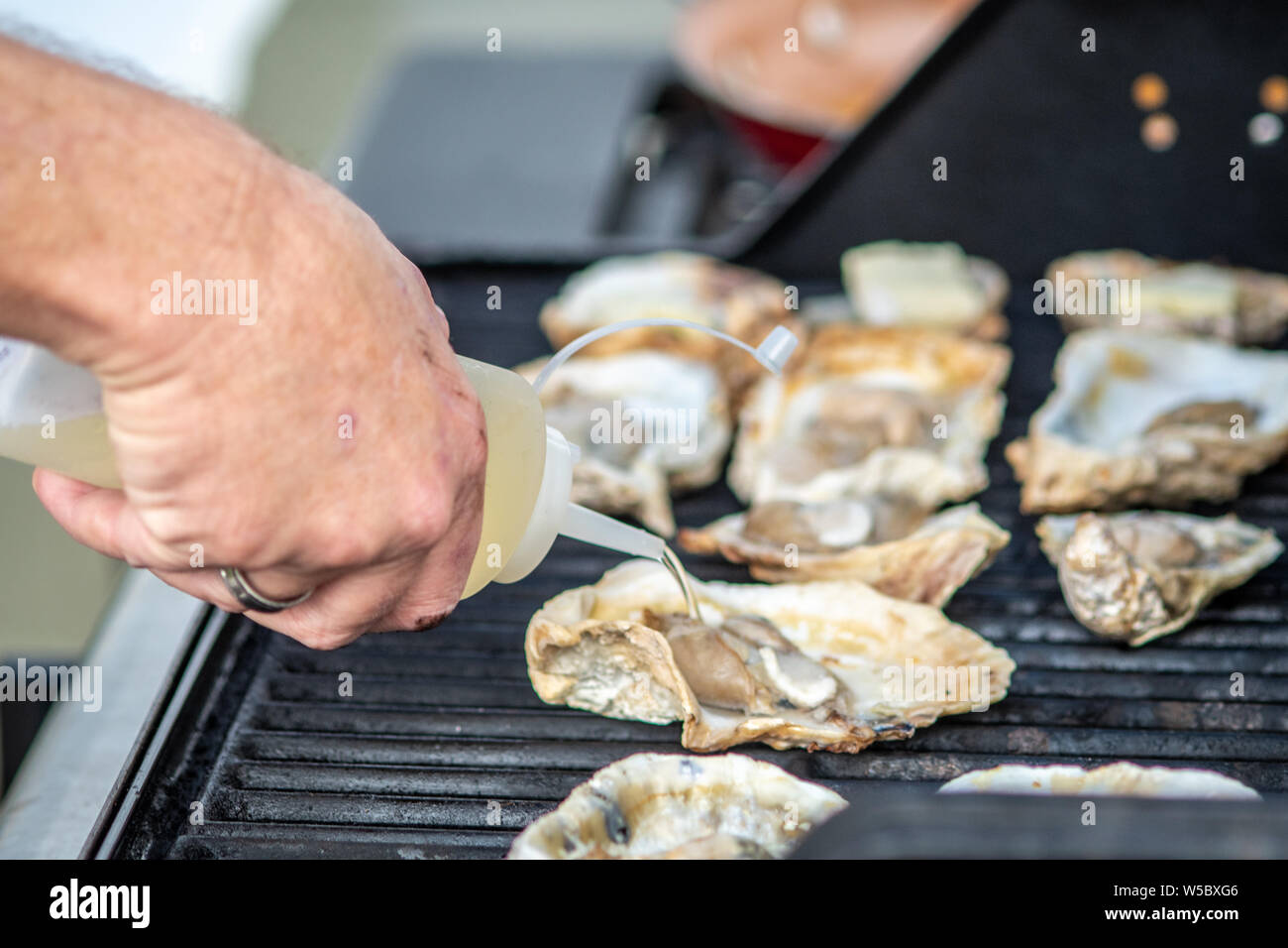 US National Oyster Festival in St. Mary's County MD Foto Stock